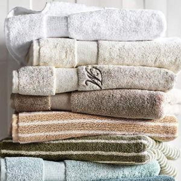 Organic Turkish Cotton Ivory Hand Towels