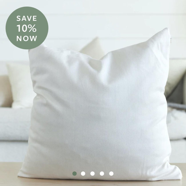 Avocado Organic Throw Pillow Insert - Euro 24 x 24
