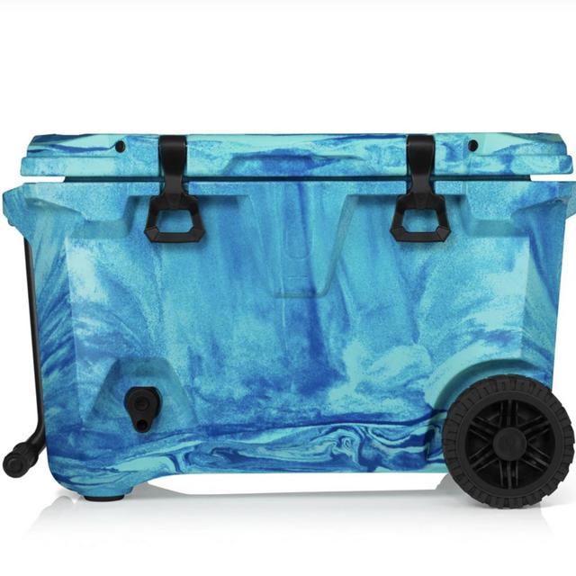 BrüTank 55-Quart Rolling Cooler | Ocean Swirl (PRE-ORDER, SHIPS IN 4-6 WEEKS)