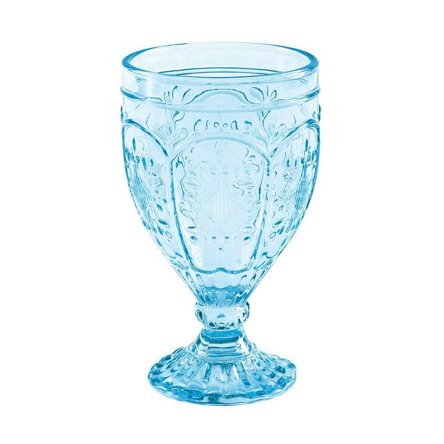 Fitz and Floyd® Trestle Goblets in Aqua (Set of 4)
