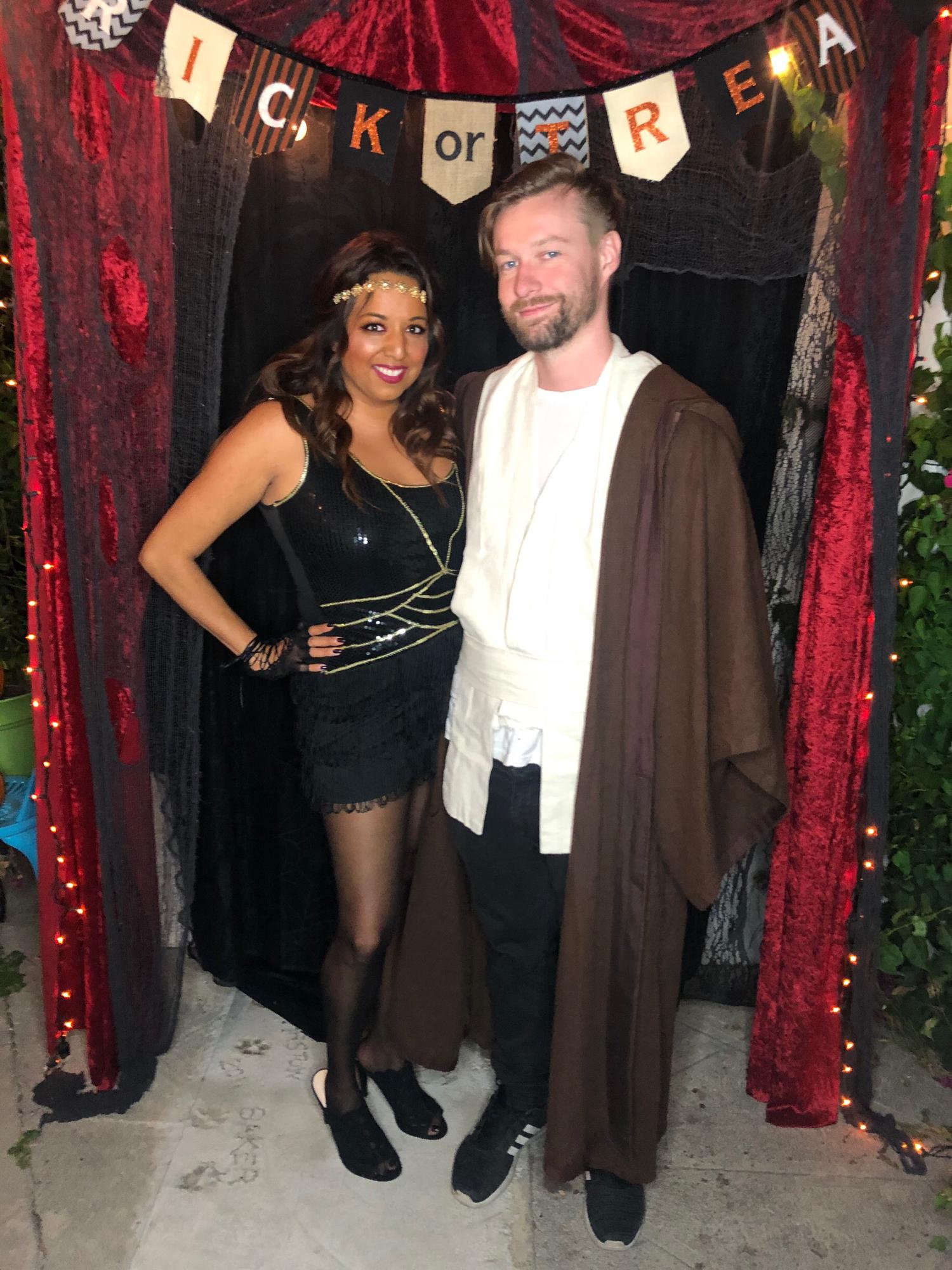 I can't remember if this was halloween or our night out on the town... ??