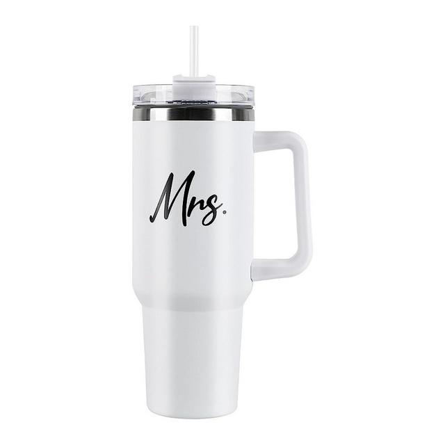 COLEBROOK DESIGNS Bridal Shower Gifts Mrs. 40oz Lerge Tumber Bachelelorette Bride to Be Gifts Bridal Shower Gifts Engagement Gifts Bride To Be Bachelorette Party Cup Tumbler for Large 40oz