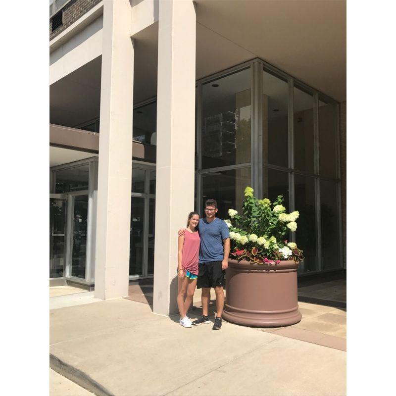 ...and the day we moved in together in downtown Chicago - July 2018