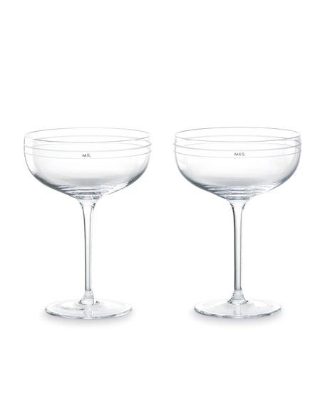 kate spade new yorkdarling point mr. & mrs. coupe glasses