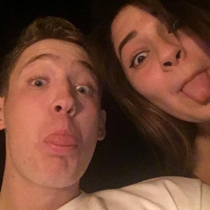 Our first picture together as a couple!