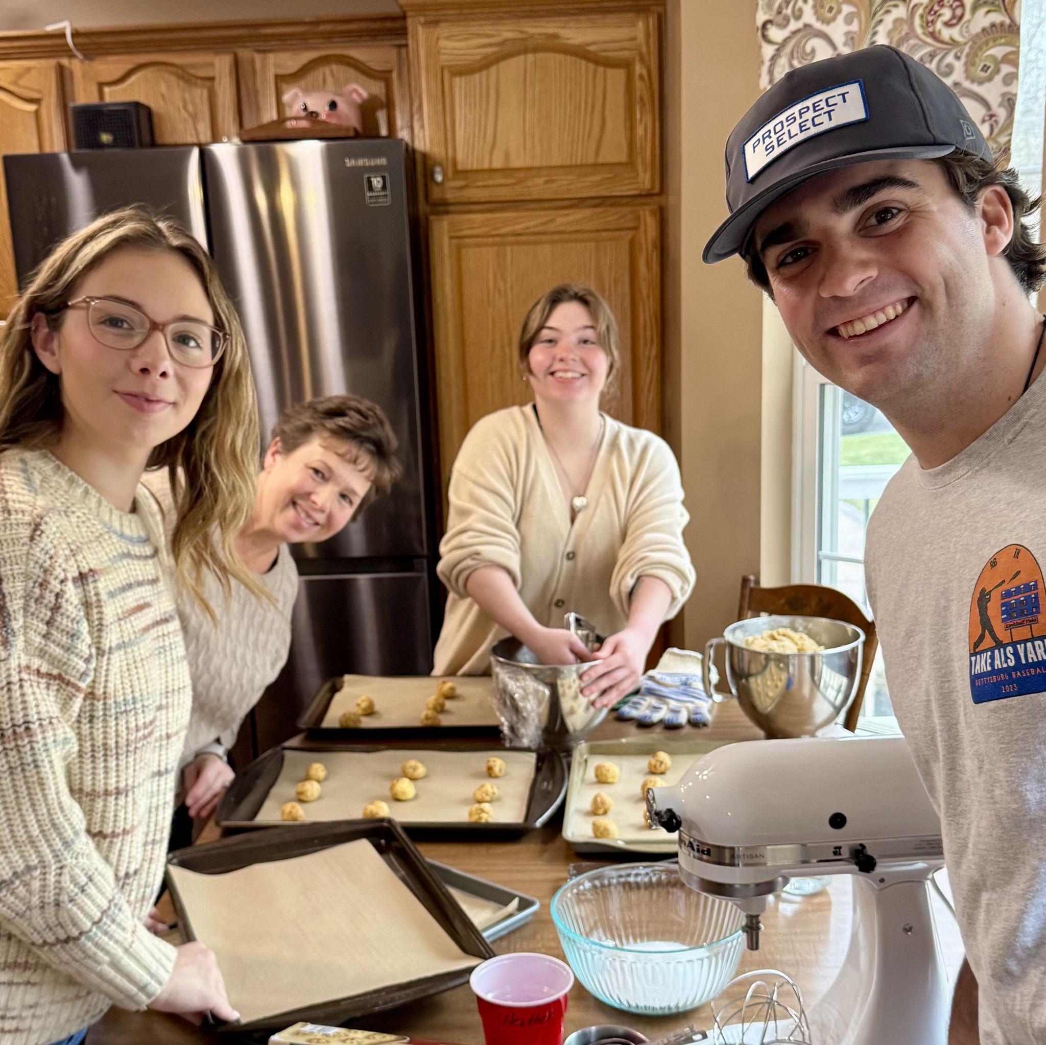Christmas cookie baking with the Nelsons!
