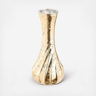 Gold Mercury Glass Bud Vase