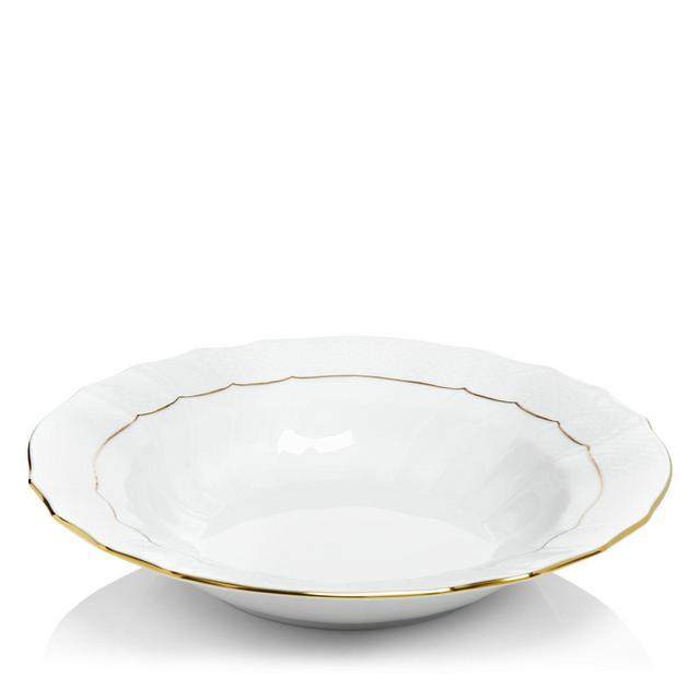 Herend Golden Edge 9.5" Rim Soup Bowl