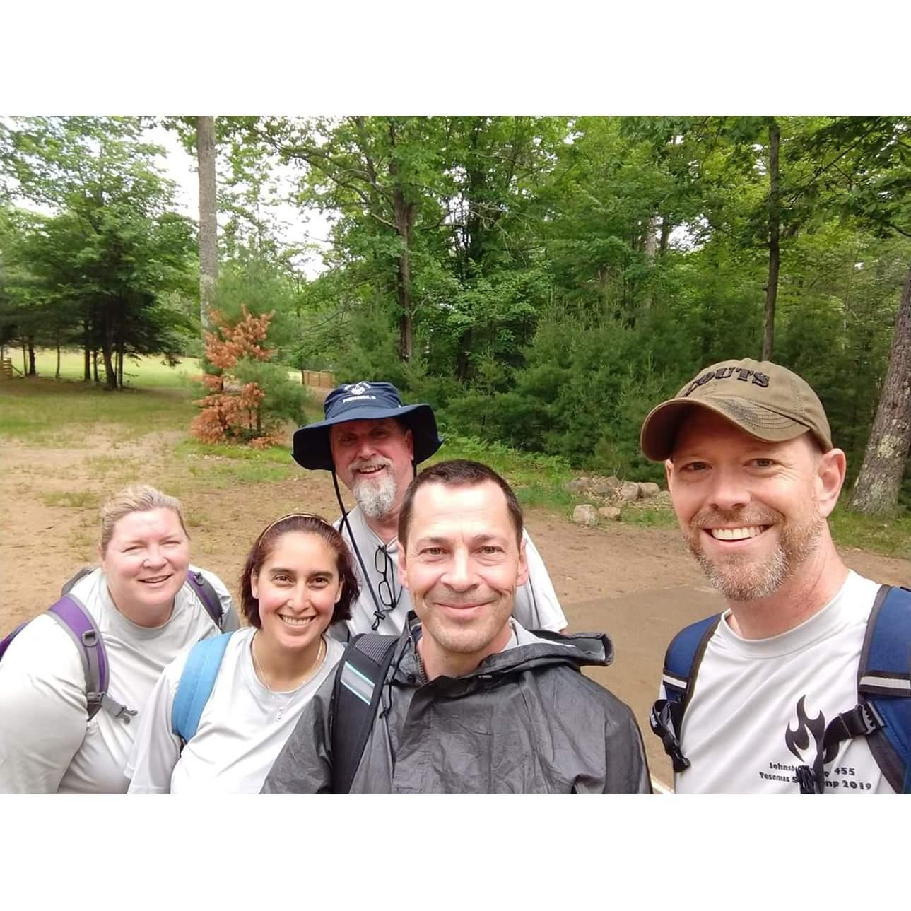 Boy Scout Summer Camp, where things really started for us! June 25, 2019