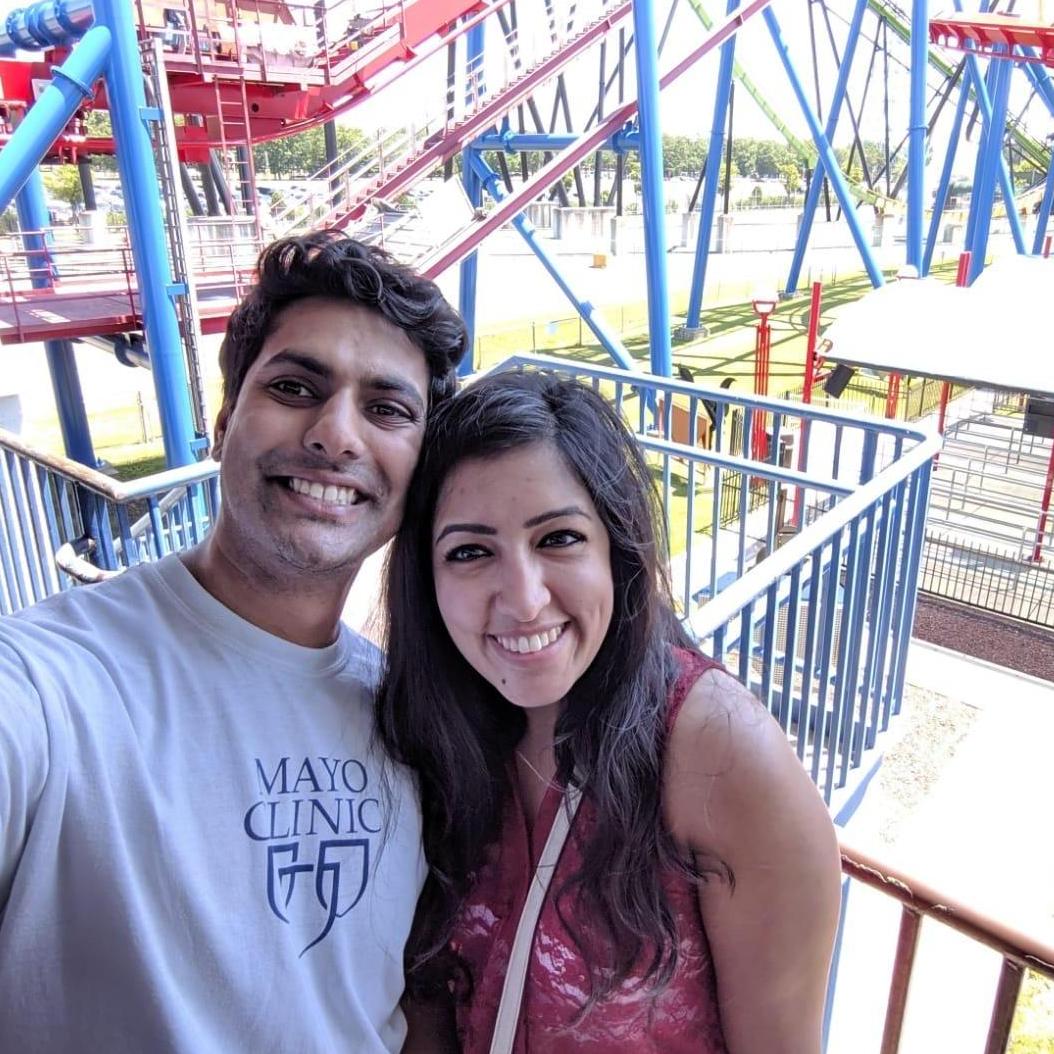 First roller coaster together!