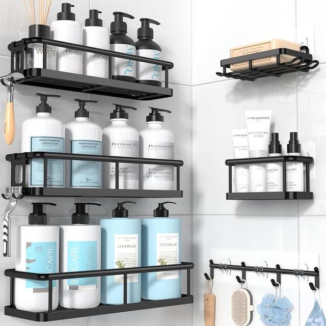 YASONIC Shower Caddy 9 Pack Rustproof Shower Organizer