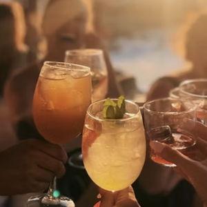 Sunset Cocktails by the Sea