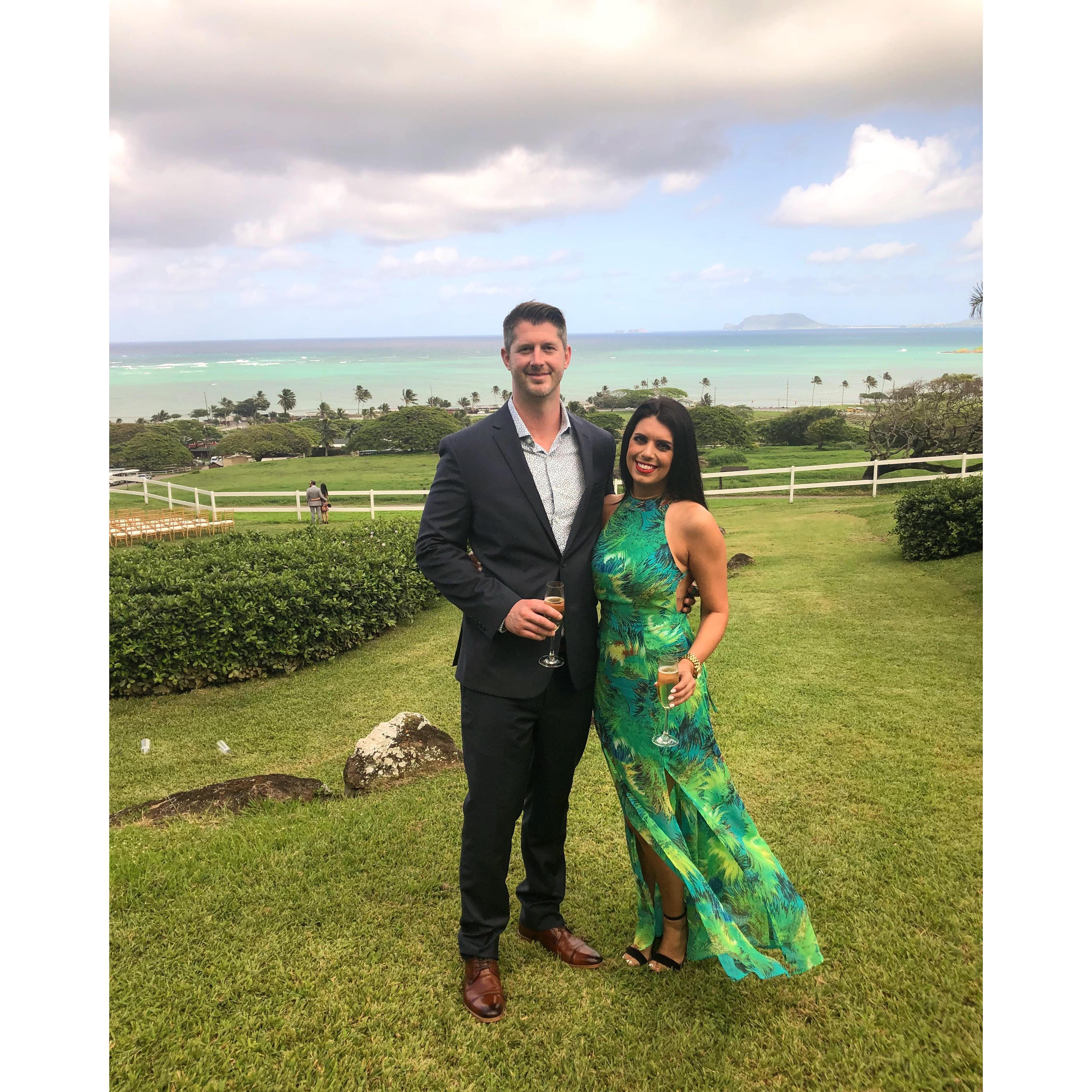 One of the most beautiful sceneries I've ever seen! Hawaii for Adam and Rachels Wedding!