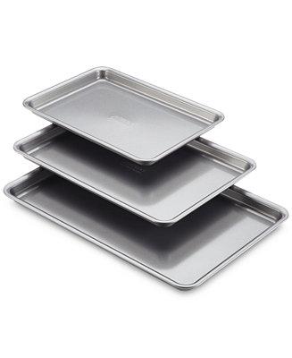 3-Pc. Silver Cookie Pan Set