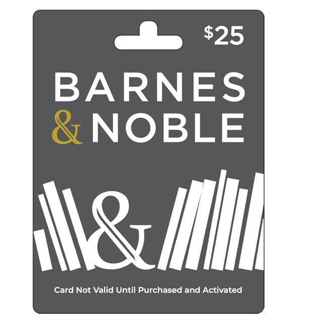 Barnes & Noble Physical Gift Card - $25