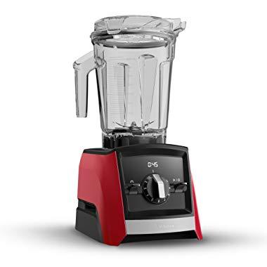 Vitamix A2300 Ascent Series Smart Blender, Professional-Grade, 64 oz. Low-Profile Container, Red