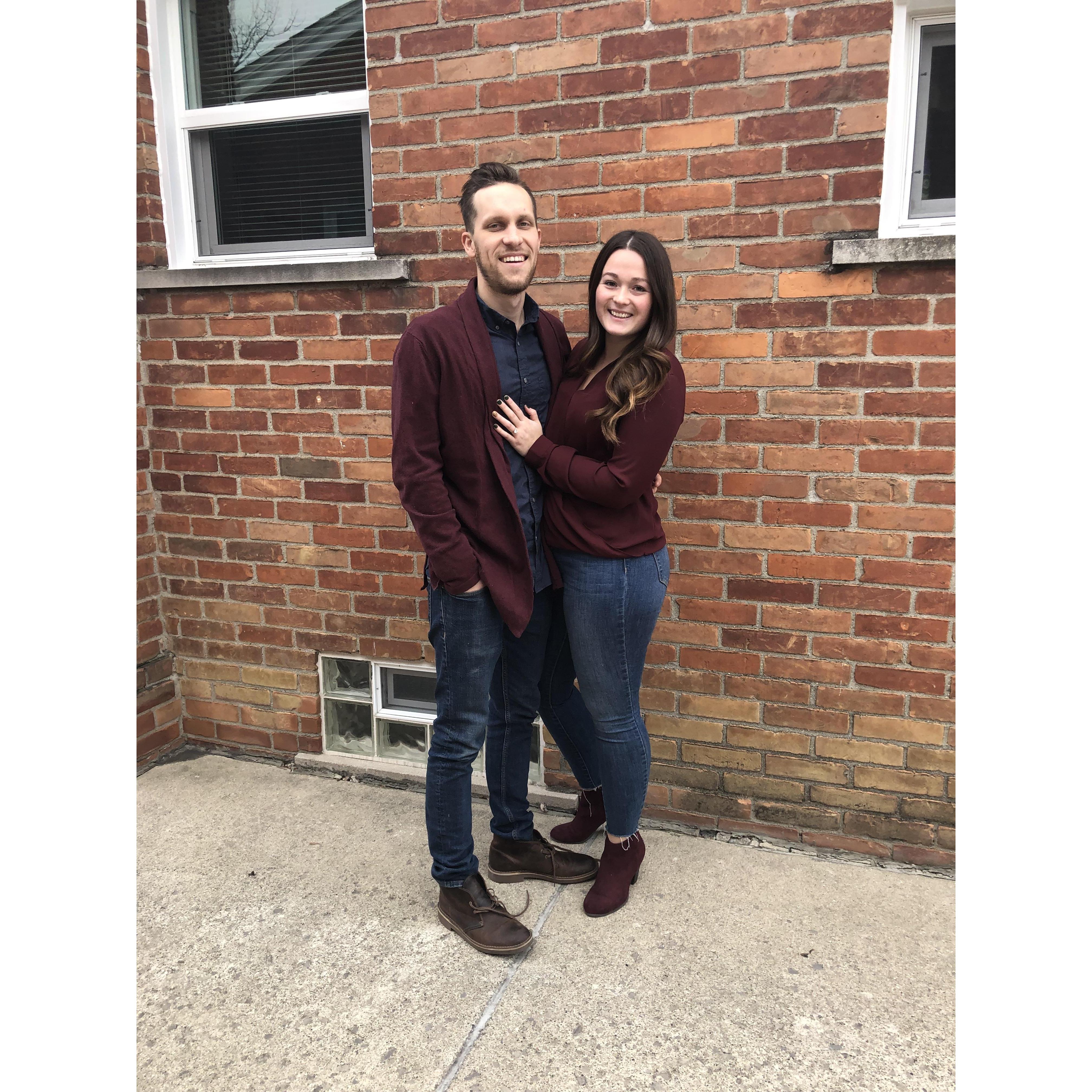 The day he asked and Becca said "YES FINALLY"