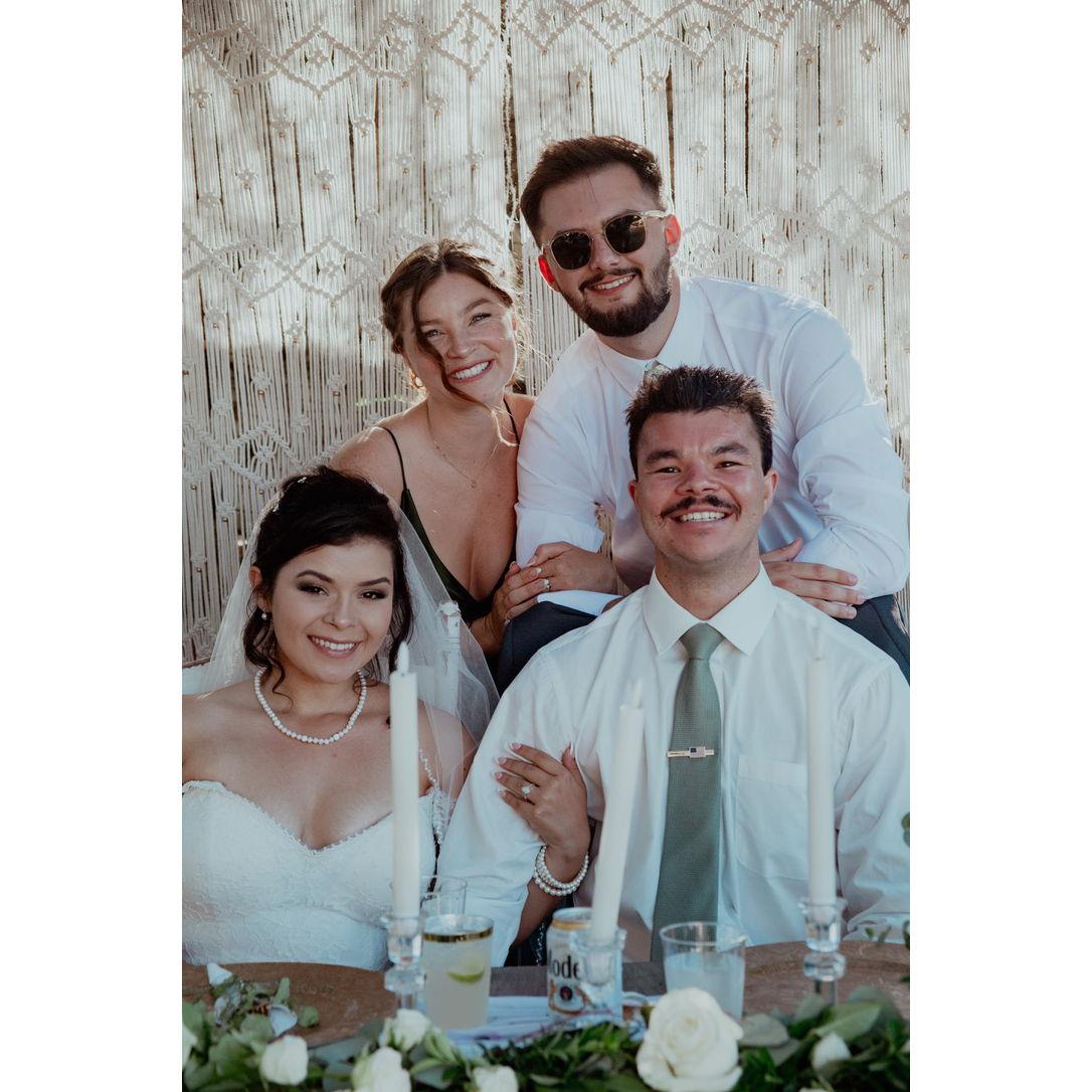 Celebrating my brother and Alexus
