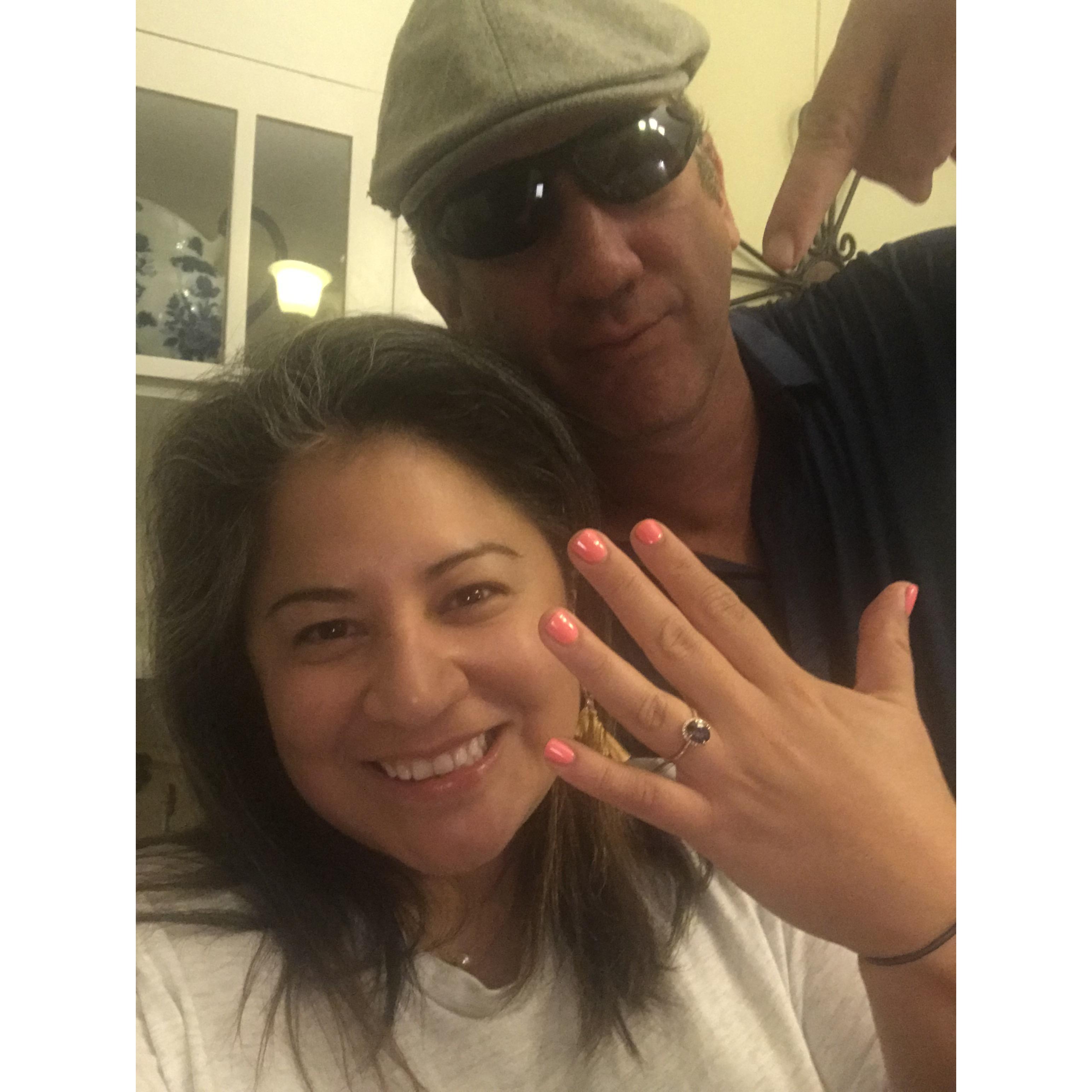 Night we got engaged 
Fredericksburg TX
August 2020