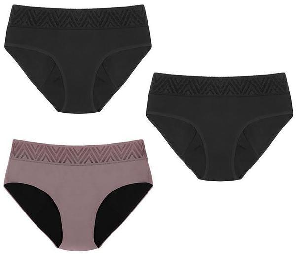 Set of 3 THINX Absorbent Panties