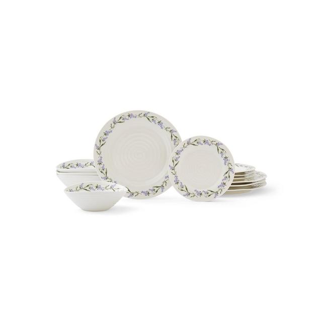 Portmeirion Sophie Conran Lavandula 12-Pc Dinnerware Set, Service for 4