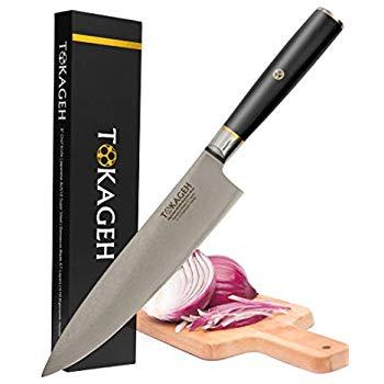 TOKAGEH Chef Knife - Gyutou Knife 8 inch - Japanese AUS 10 Chef Knife 67 layers G10 ergonomic handle
