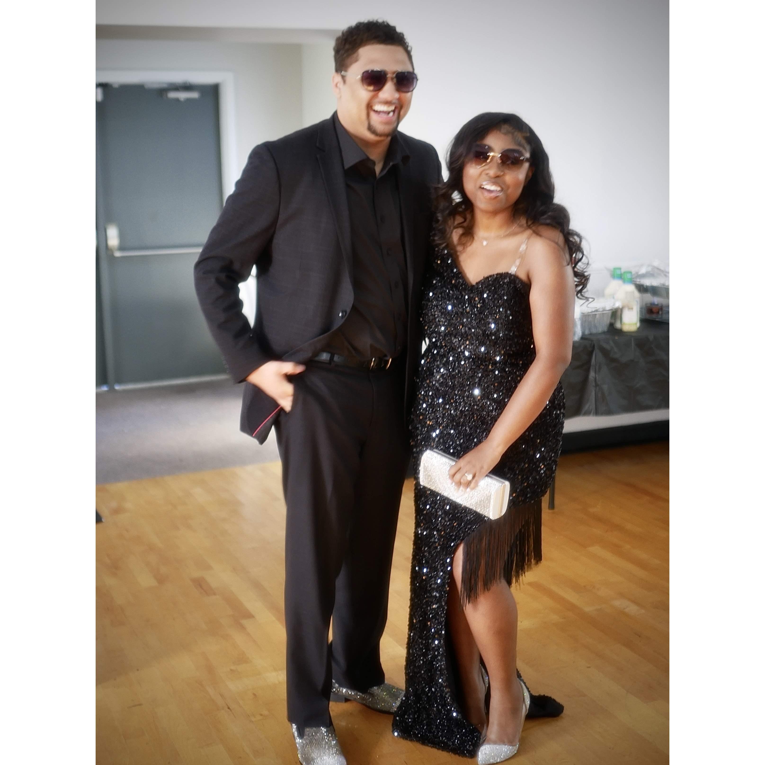 Our Engagement Party 07/03/2022: Grand entrance!