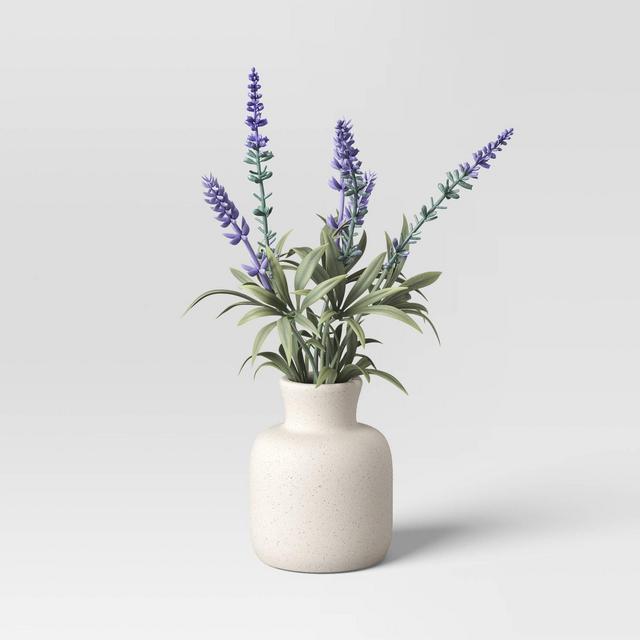 Lavender Artificial Plant Arrangement in Pot - Threshold™