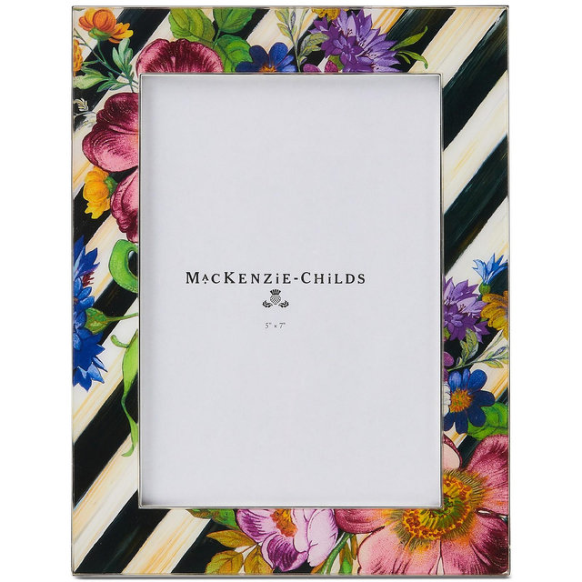 MacKenzie-Childs Flower Market Silver-Plated Frame, 5" x 7"