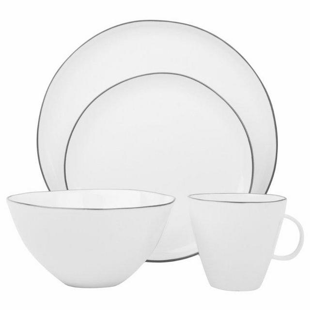 Abbesses 4-Piece Place Setting Grey