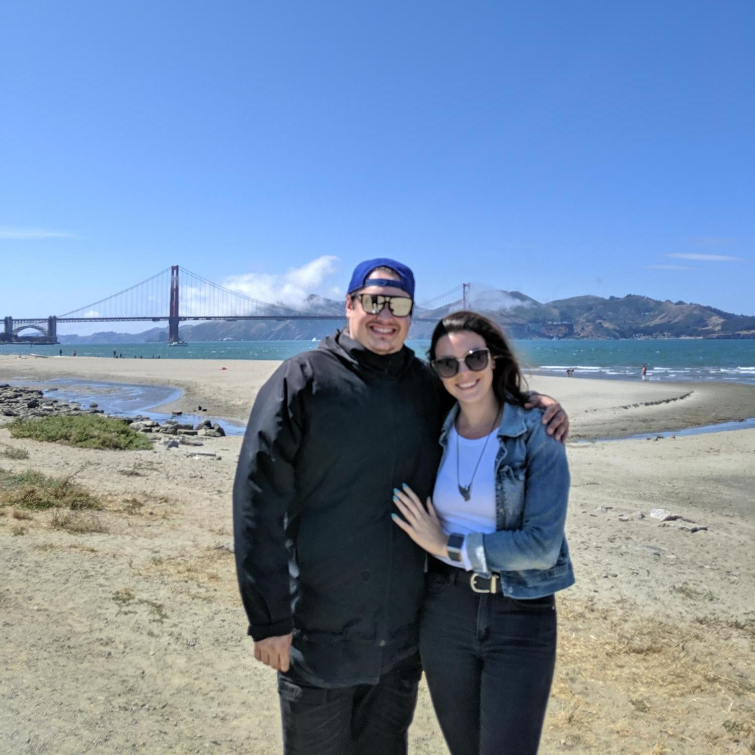 Our first trip, and forever wedding date