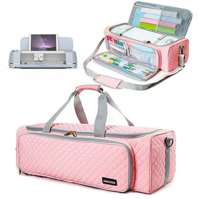 AMOIGEE Carrying Case Compatible with cricut Maker 3, Cricut Explore 3,Cricut Explore Air 2,Sturdy and Protective Storage Organizer for Cricut Maker( Bag Only)