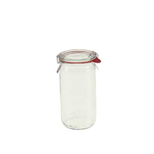 Weck 975 1/4L Cylindrical Jar Set of Six - 11.5 Ounce