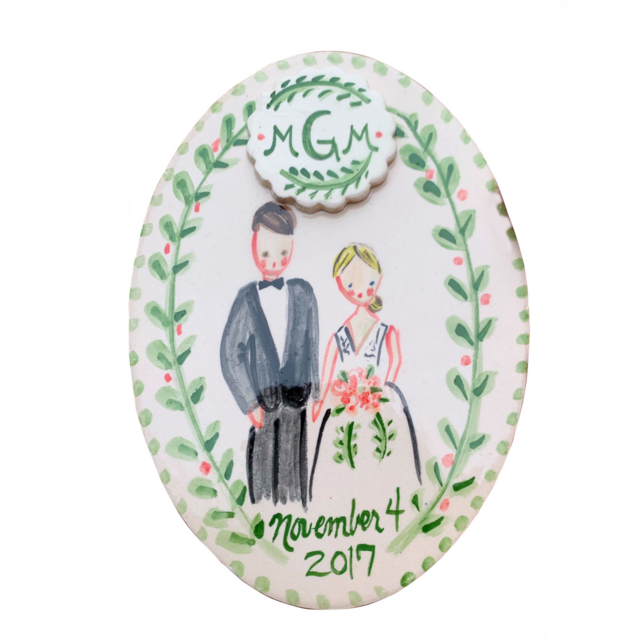 Custom Wedding Portrait Ornament
