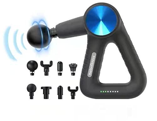 Massage Gun with Adjustable Arm, SAMKU M17 Muscle Massager Gun Percussion for Neck and Back Deep Tissue Promoting Blood Circulation, Reduce Fat, Slimness, Shape, and Enhance Joint Flexibility