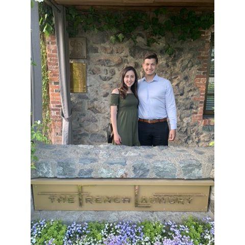 Fancy dinner at The French Laundry