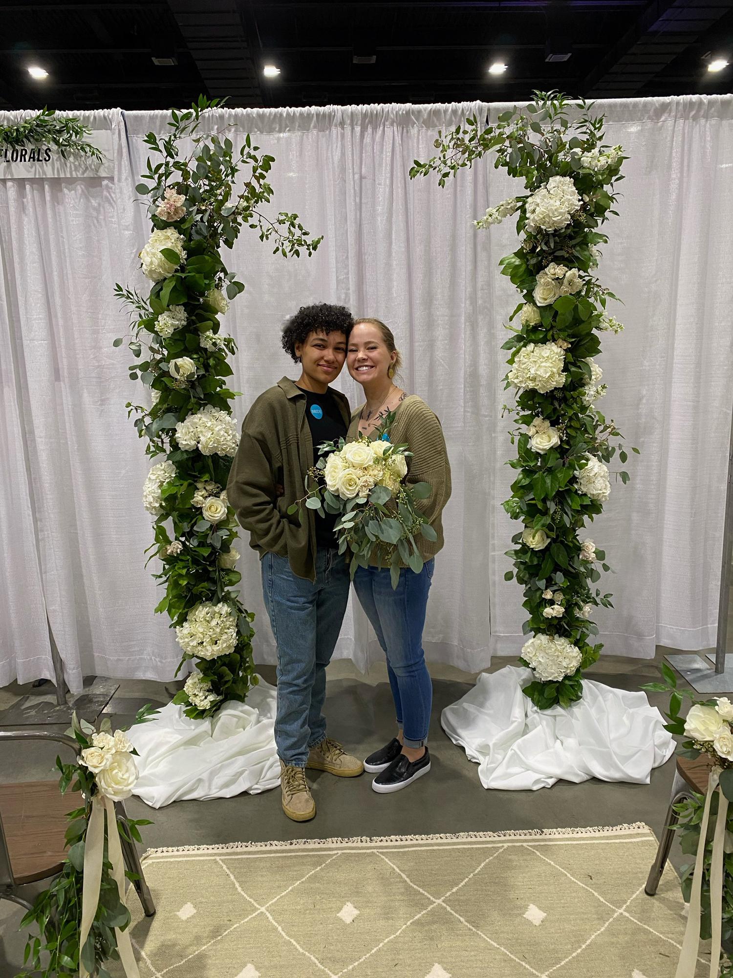 Us at the Wedding Exhibit in Birmingham! Got us super excited for the wedding!