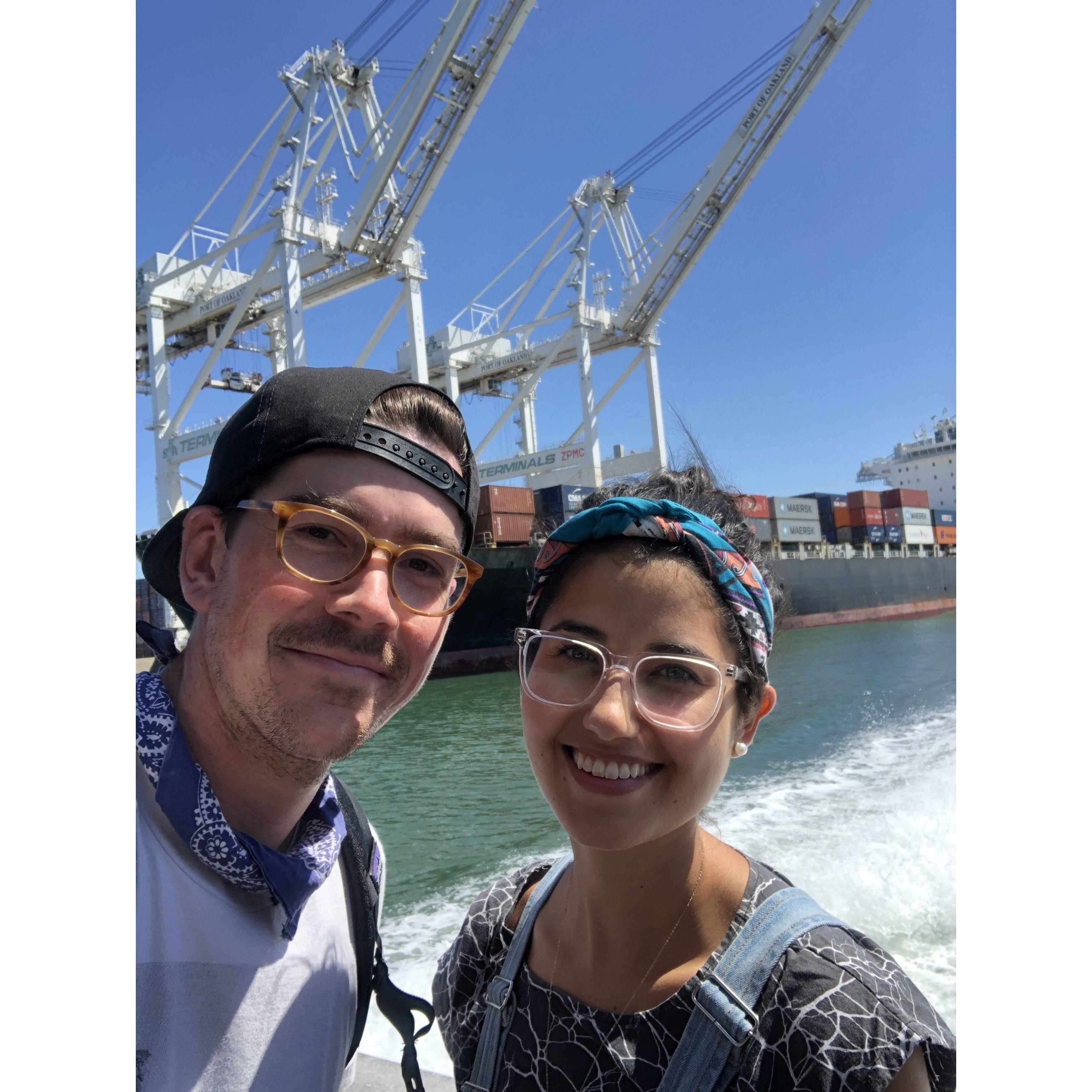 One of Jimmy's visits to Louisa in Oakland, CA