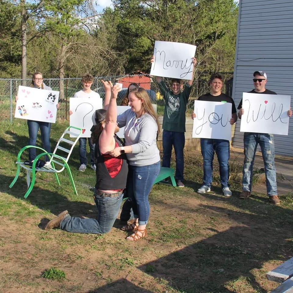And of course she said yes
