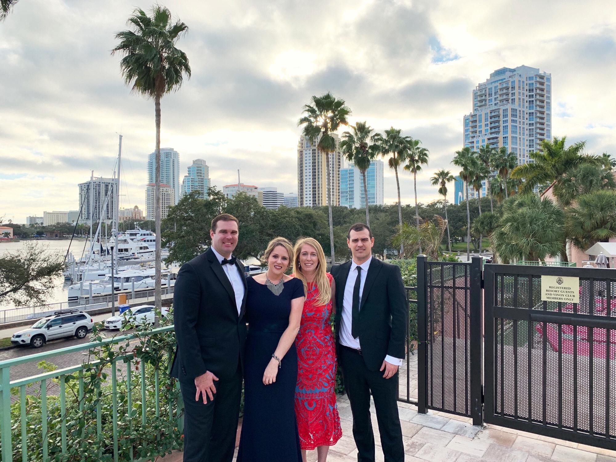 Stephen and Taylor West’s wedding in St. Petersburg, FL January 2019