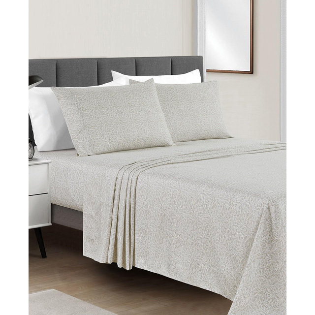 Fairfield Square Collection Microfiber Easy Care Printed 4-Pc. Sheet Set, California King