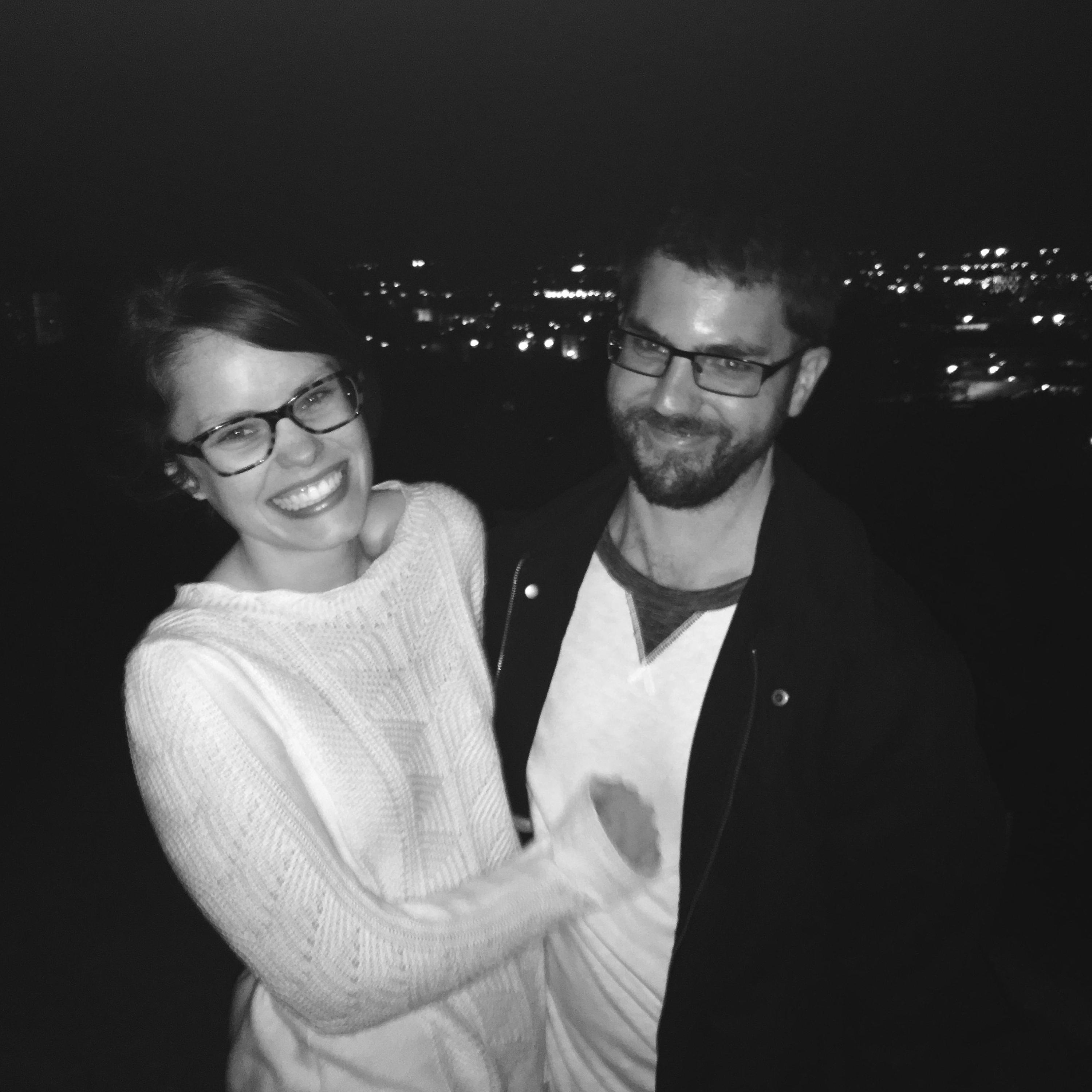 October 23rd, 2018, right after we got engaged in one of our favorite spots overlooking Birmingham!