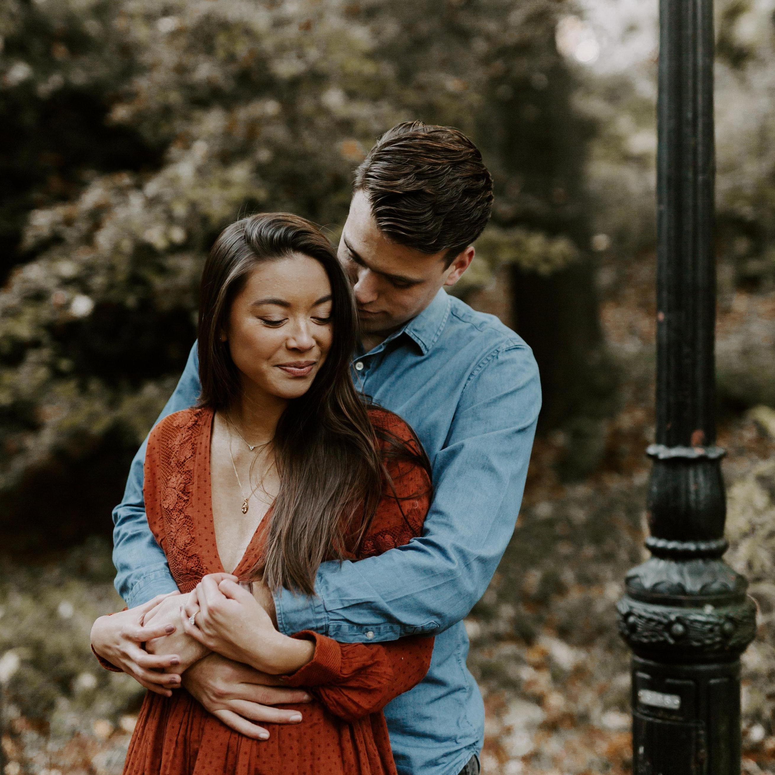 Engagement shoot in Central Park