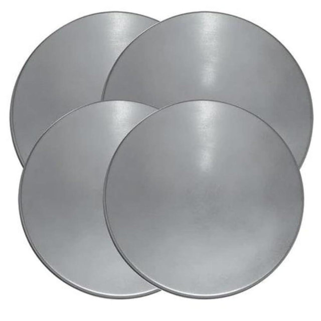 Range Kleen 550 Stainless Steel Round Burner Kovers, Set of 4