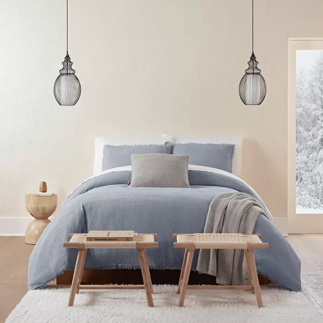 UGG® Shaye 3-Piece King Comforter Set in Ash Fog