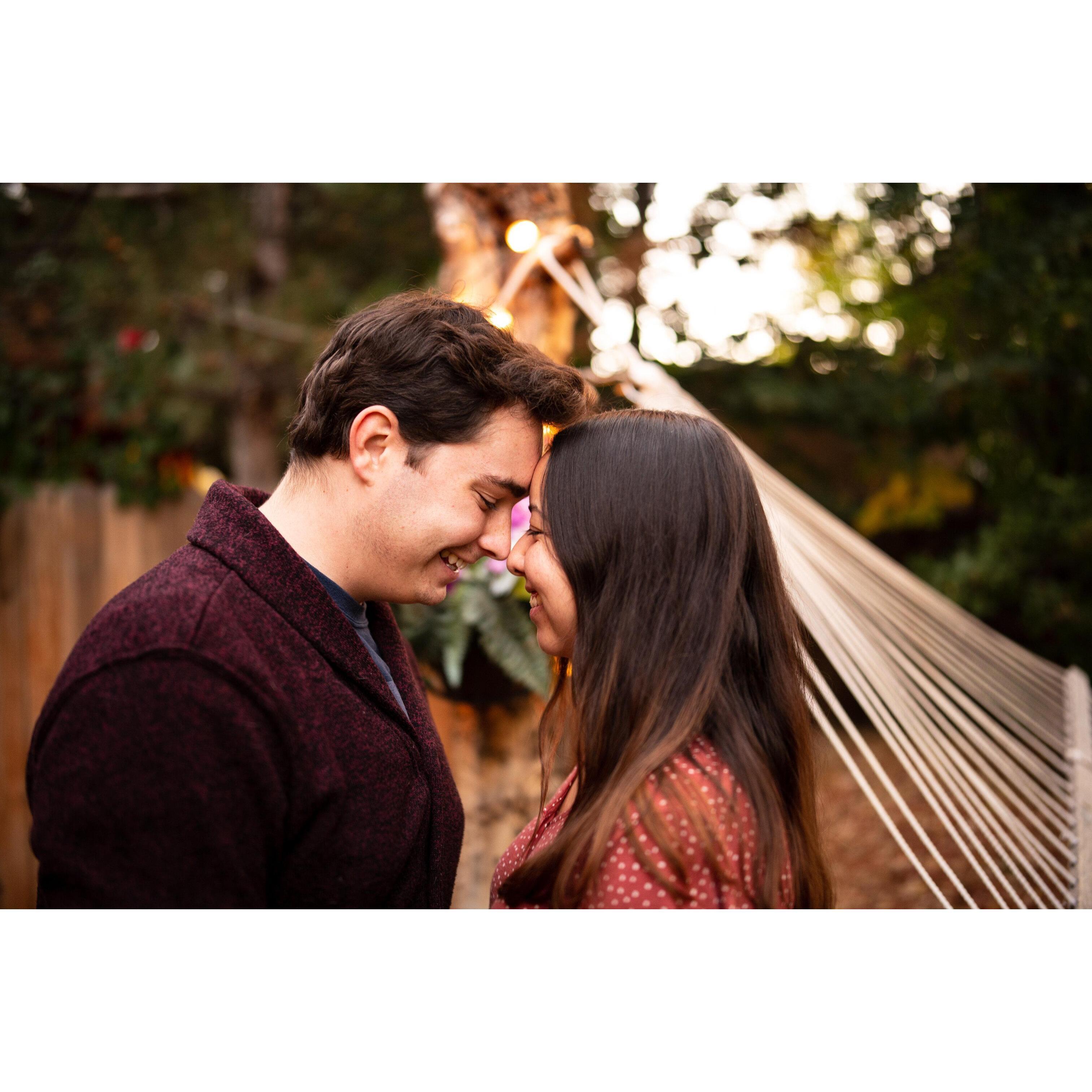 The closest we ever got to professional photos (until engagements)! Thanks Riana! 09/21/2020