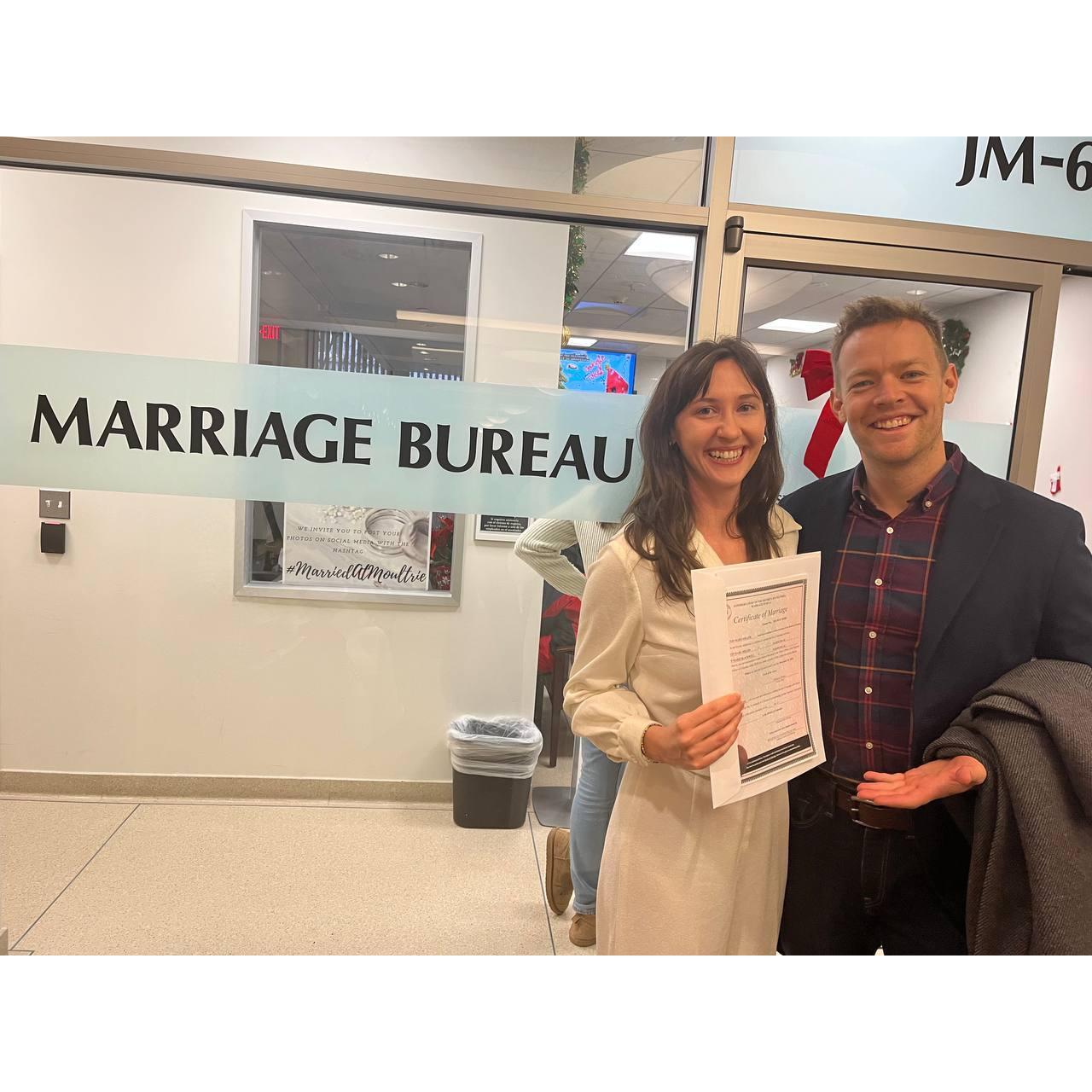 On December 20th, 2024 we eloped!