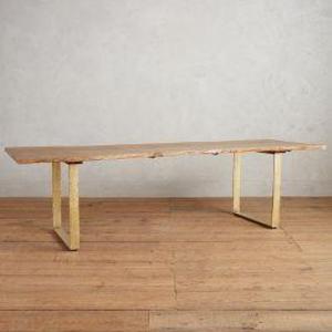 Small Smoked Oak Dining Table