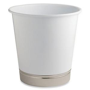 InterDesign® York Wastebasket in Matte White