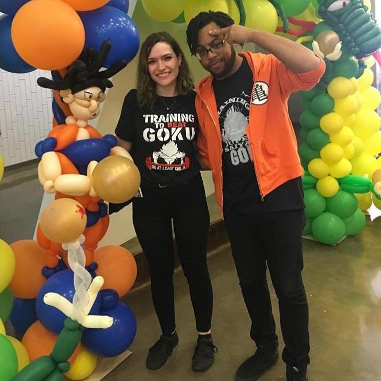 at Kameha-Con, a Dragonball Z convention in Dallas, April 2018